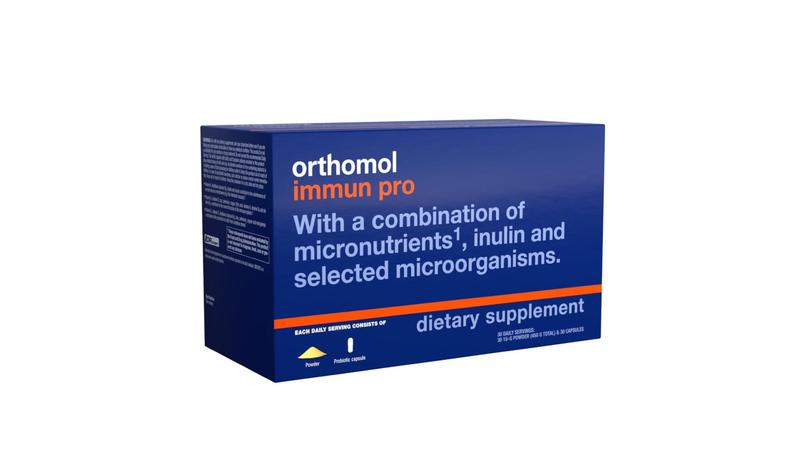 Suplemento Orthomol Immun Pro para 30 dias com vitaminas e zinco